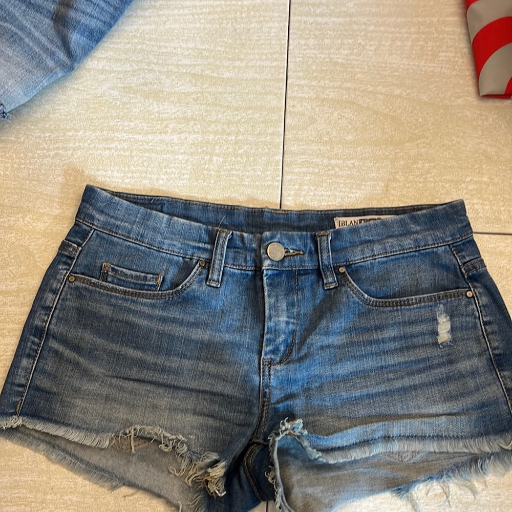Blank NYC blue soft jeans shorts